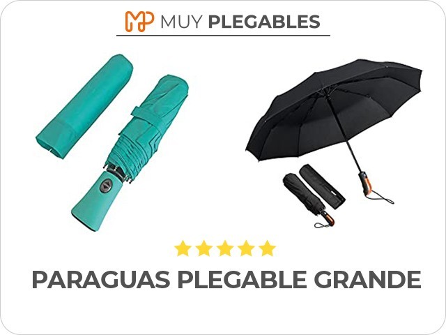 paraguas plegable grande