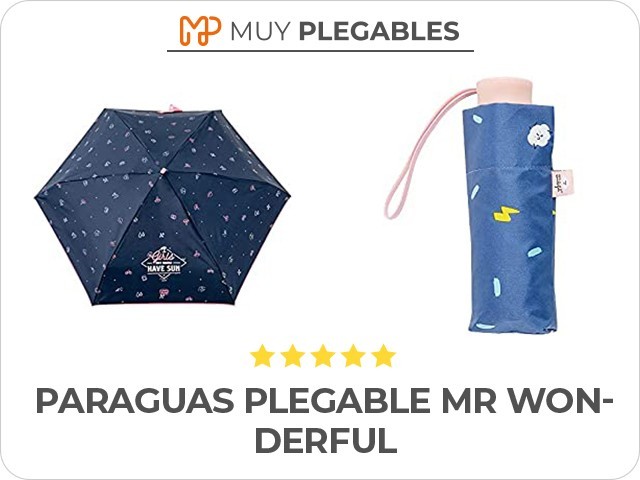 paraguas plegable mr wonderful