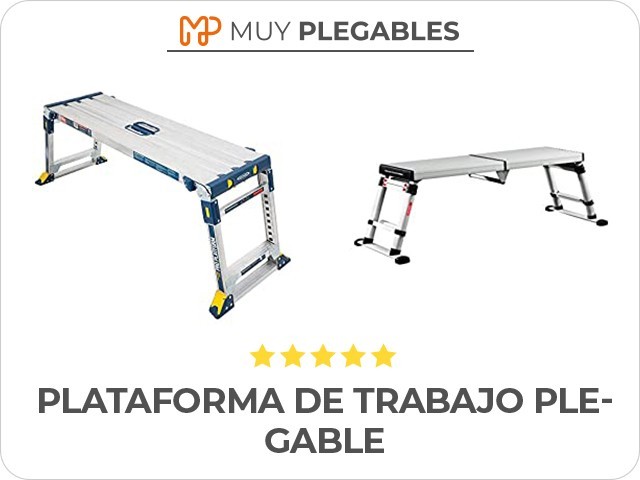 plataforma de trabajo plegable