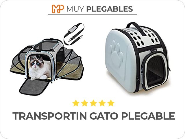 transportin gato plegable