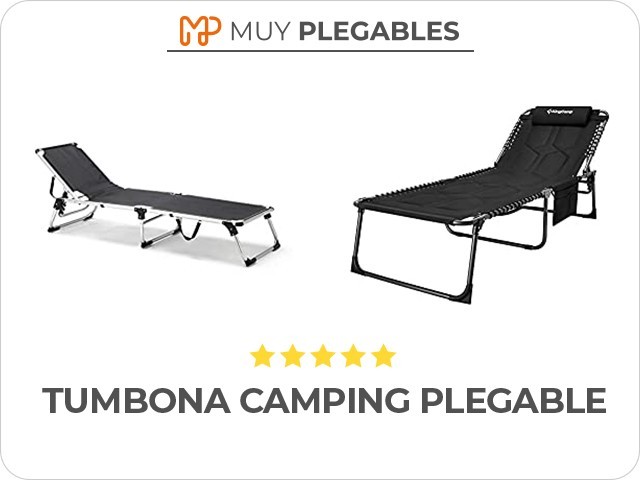 tumbona camping plegable