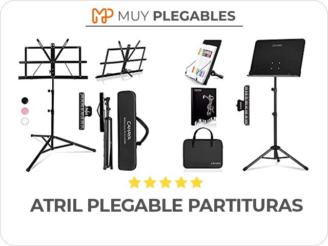 atril plegable partituras