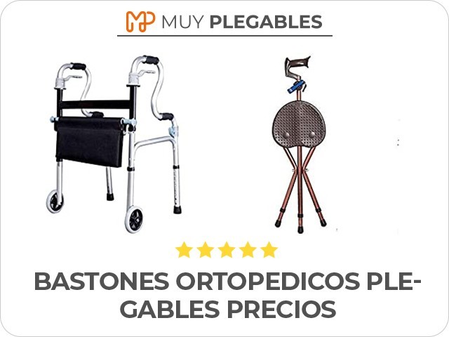 bastones ortopedicos plegables precios