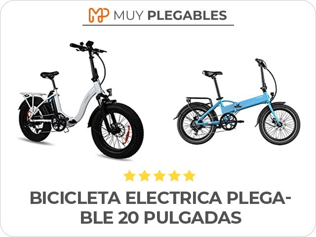 bicicleta electrica plegable 20 pulgadas