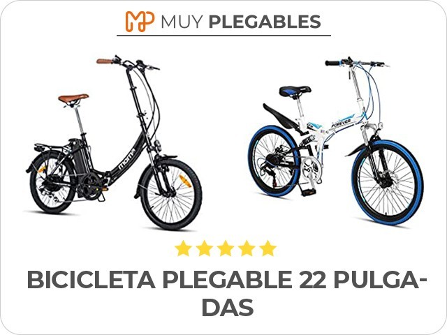 bicicleta plegable 22 pulgadas