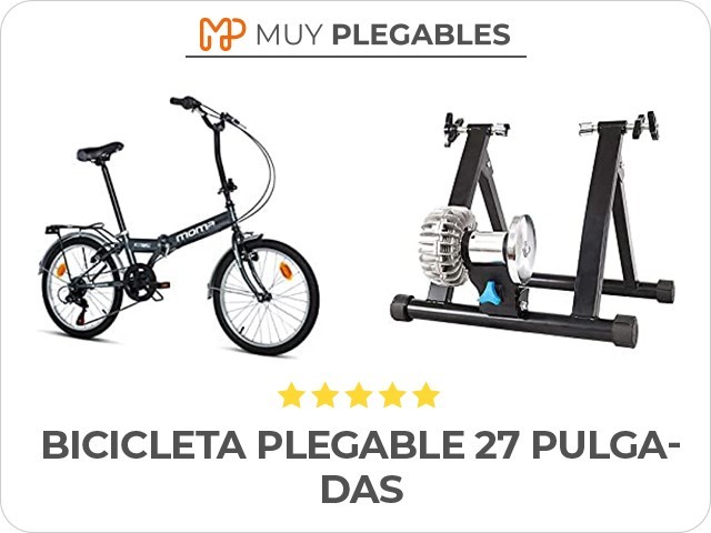 bicicleta plegable 27 pulgadas