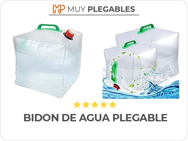 bidon de agua plegable