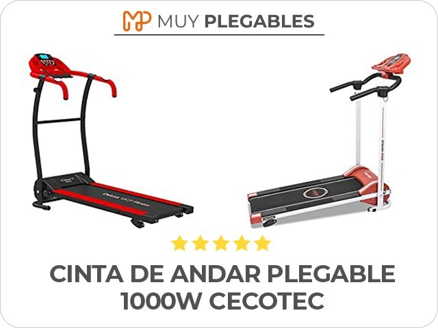 cinta de andar plegable 1000w cecotec