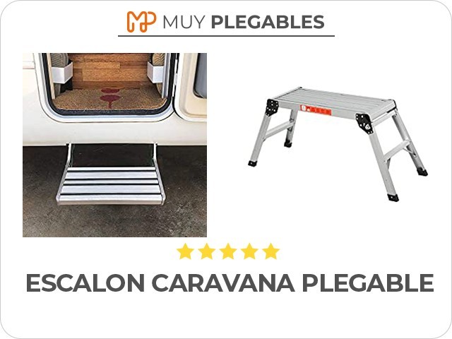 escalon caravana plegable