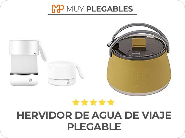 hervidor de agua de viaje plegable