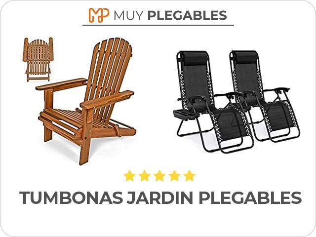 tumbonas jardin plegables