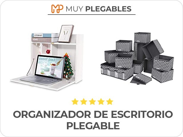 organizador de escritorio plegable