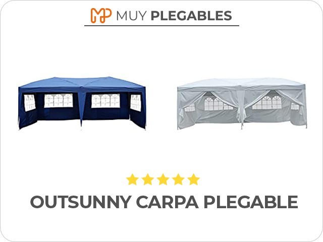 outsunny carpa plegable