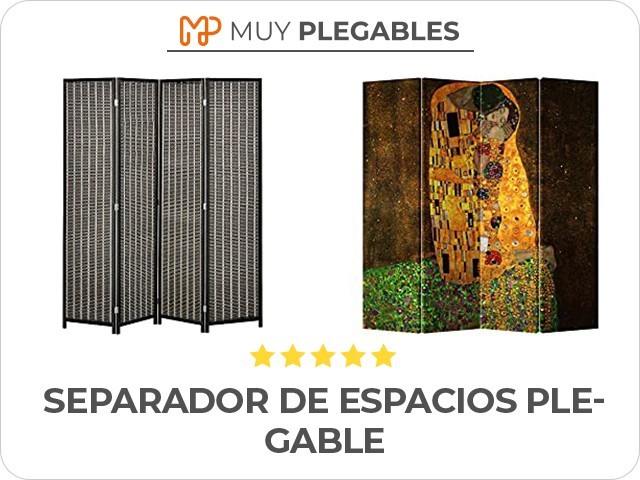 separador de espacios plegable