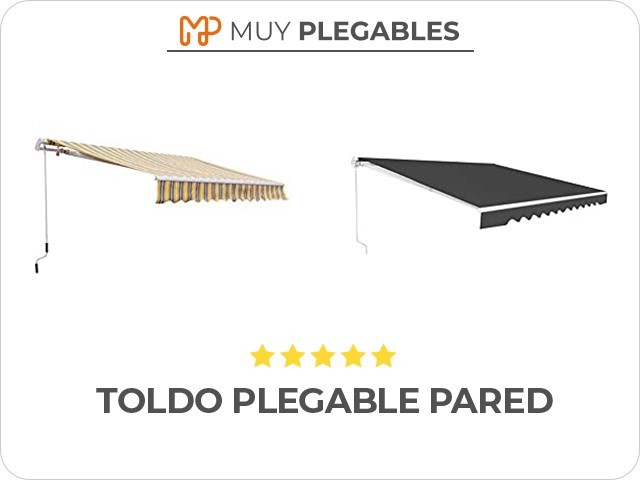 toldo plegable pared