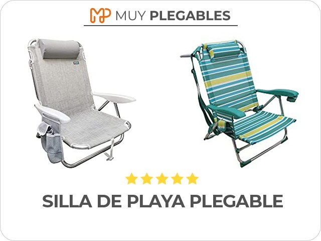 silla de playa plegable