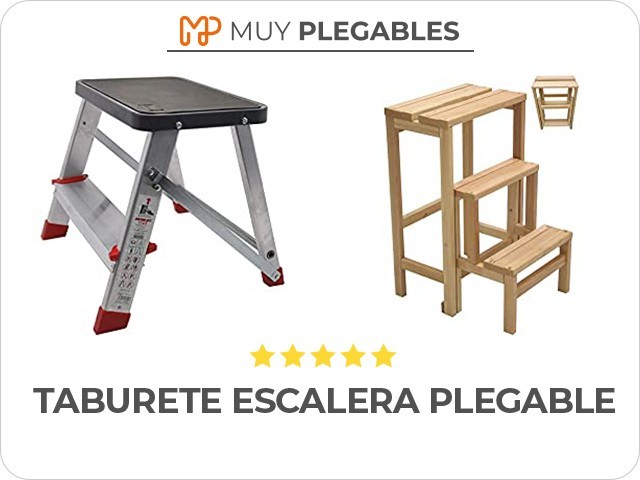 taburete escalera plegable