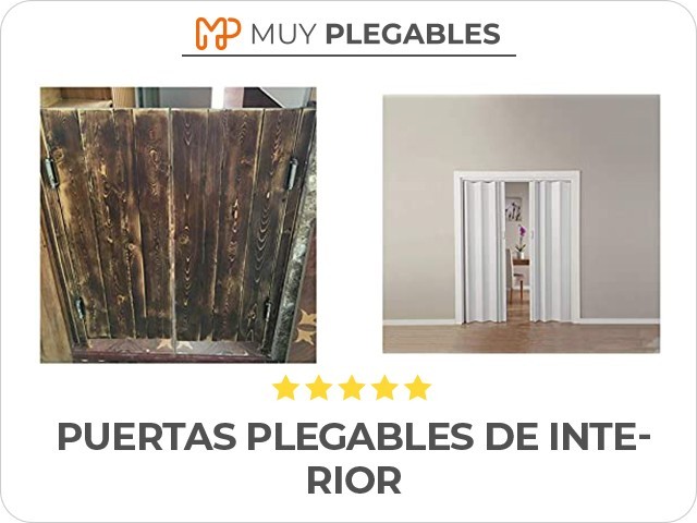 puertas plegables de interior