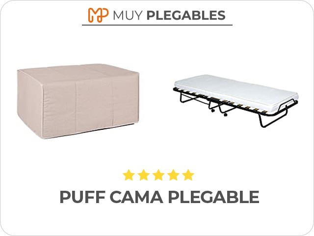 puff cama plegable