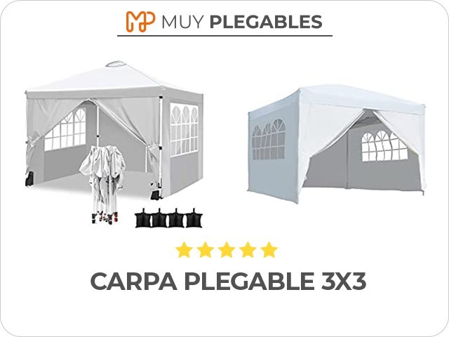 carpa plegable 3x3