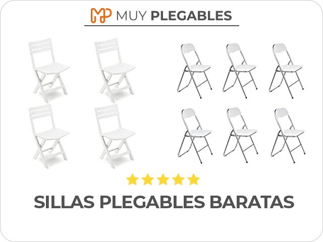 sillas plegables baratas