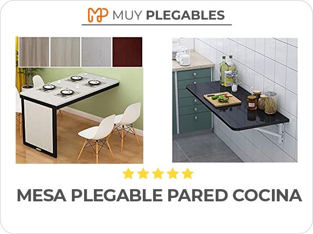 mesa plegable pared cocina