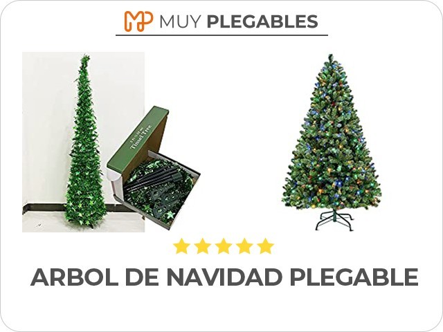 arbol de navidad plegable