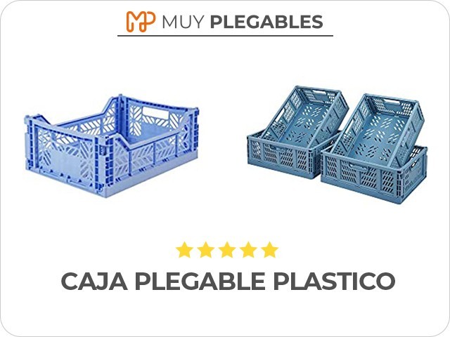 caja plegable plastico