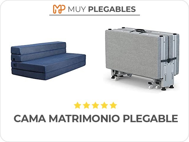 cama matrimonio plegable