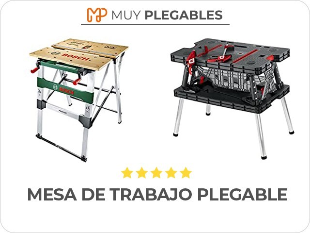 mesa de trabajo plegable