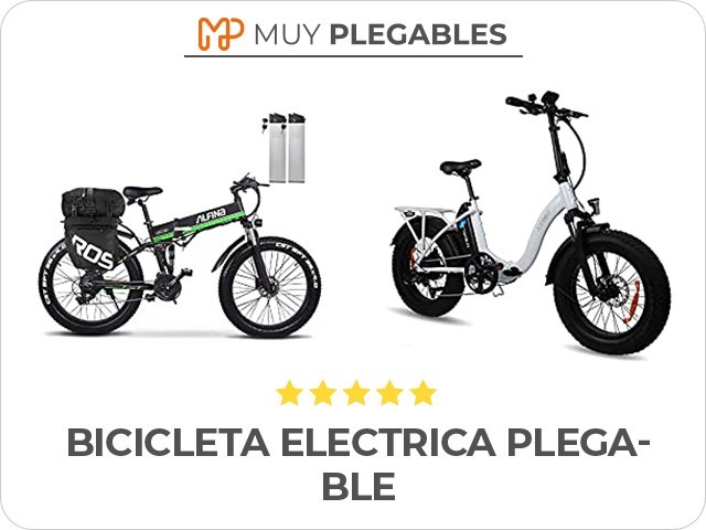 bicicleta electrica plegable