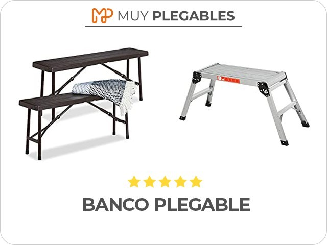 banco plegable